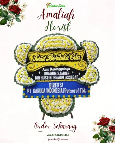 Papan Bunga Duka di Bentarsari