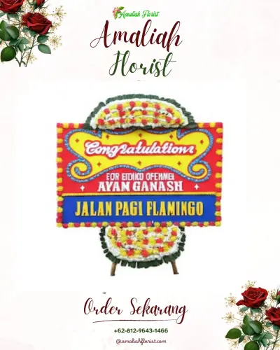 Bunga Papan Congratulation di Bentarsari